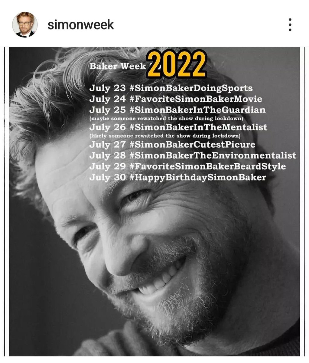 BakerWeek's tweet photo. ⚠️ Here we go: #BakerWeek2022 is starting on July 23, 2022 🥳
Thanks @HanaaAnne and @allriggedout for organizing. Also on Instagram @ simonweek🤩 Be prepared ☺️ https://t.co/YBSrRcYeIw
