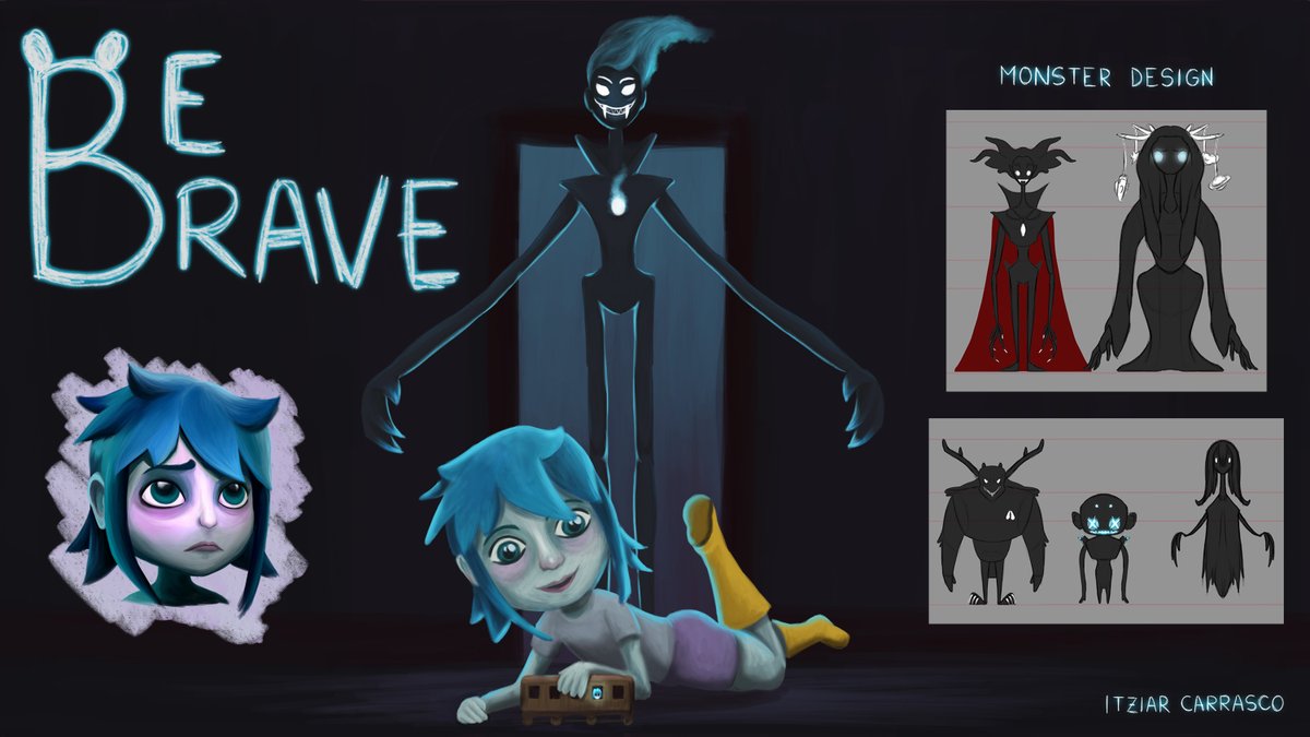 Be Brave video game created in FemPowerUp Game Jam.