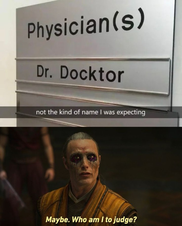 Really_Shocking's tweet photo. It's strange - #doctorstrange #misterdoctor #memes 
#dailymemes #hilarious #jokes #funny #meme #memes https://t.co/w8ut4e0hHx