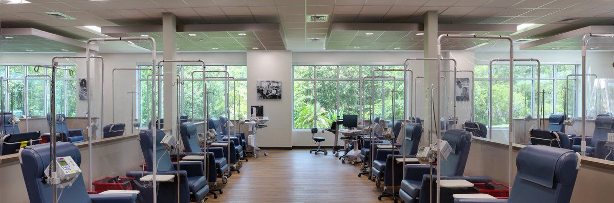 OOHealthcare's tweet photo. Infusion treatment room of the Florida Cancer Specialists &amp; Research Institute facility on 8981 Colonial Center Drive in #FortMyers https://t.co/iDkqy6qgJI