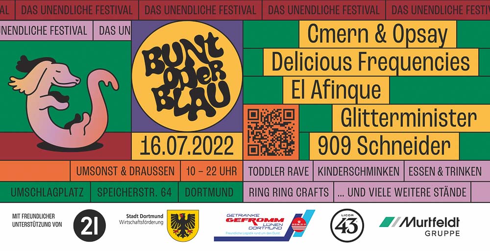 StadtwerkeDO's tweet photo. #BuntoderBlau heißt das Festival, das am Samstag, 16. Juli, am #Umschlagplatz im #Dortmund|er #Hafen stattfindet - unterstützt von der 21-Gruppe. Zwischen 10 und 22 Uhr gibt's Live-Musik aus ganz unterschiedlichen Stilrichtungen.
https://t.co/VgXhYiP6L0 https://t.co/M8wXhMii5s