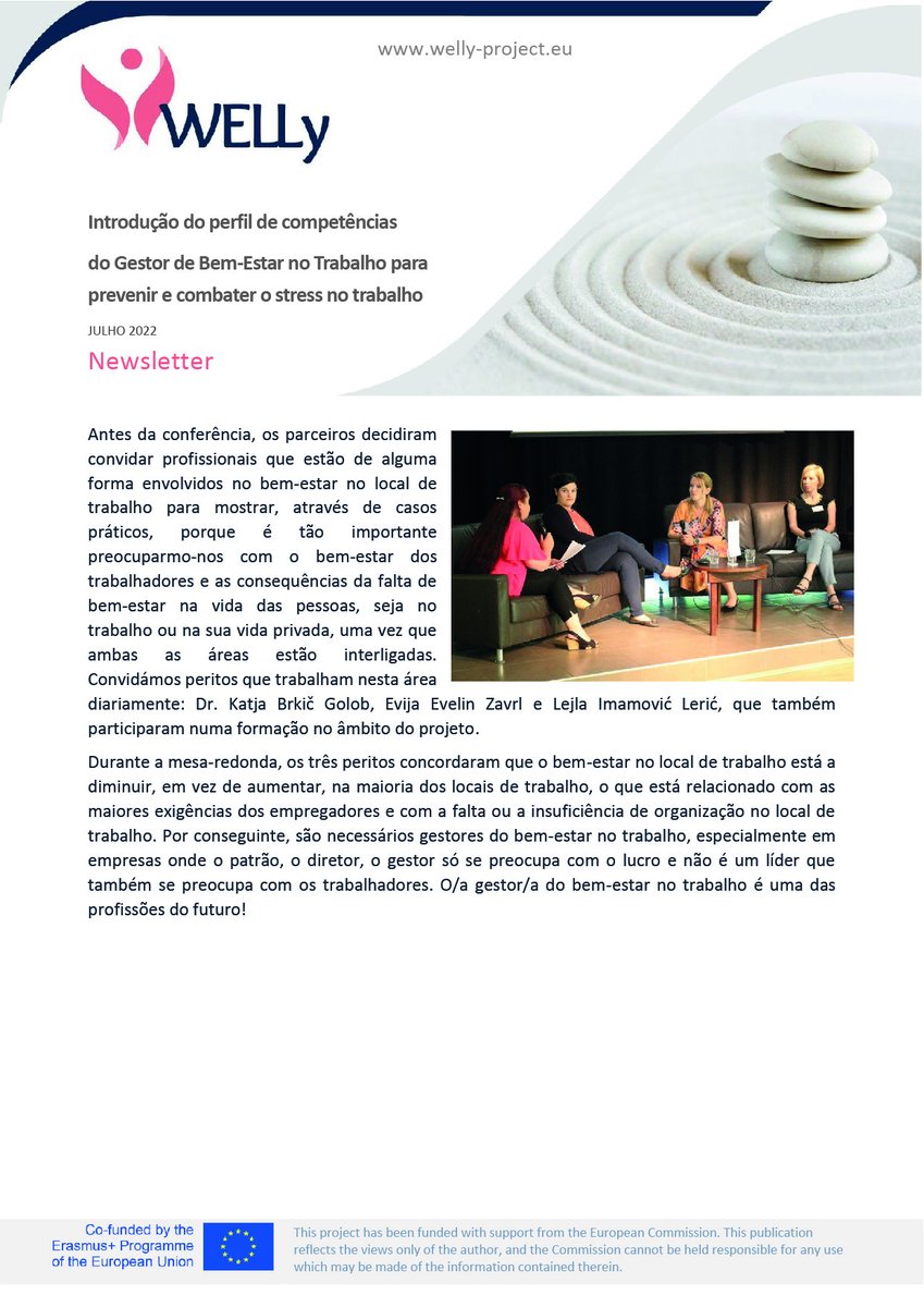 epralima's tweet photo. NEWSLETTER #6 - Parte 2
👉 O projeto WELLy é uma resposta às consequências físicas e psicossociais dos ambientes de trabalho, sobre os trabalhadores. 
#welly #epralima #erasmus #projetosinternacionais https://t.co/SBhfLrNvq4
