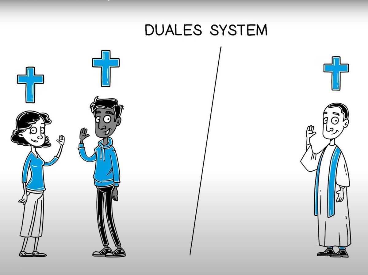 zhkath's tweet photo. #Demokratie in der #Kirche, geht das überhaupt? Klar geht das! Wie Seelsorgende und engagierte #Laien, #Hierarchie und demokratisch gewählte Gremien im «dualen System»gemeinsam Verantwortung für das kirchliche Leben tragen, erklärt unser neues Video. 
https://t.co/Gma9u7pkcw https://t.co/ZX1c9bwvtS