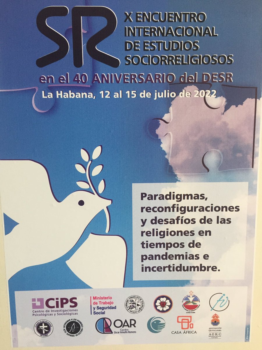 celass_mtss's tweet photo. Queda #Inaugurado el X Encuentro Internacional de #EstudiosSociorreligiosos. #XEncuentro #CIPS2022 #DESR #LibertadYReligion #Religion @Cuba_CIPS @MTSS_CUBA https://t.co/MGR3xMyr3U