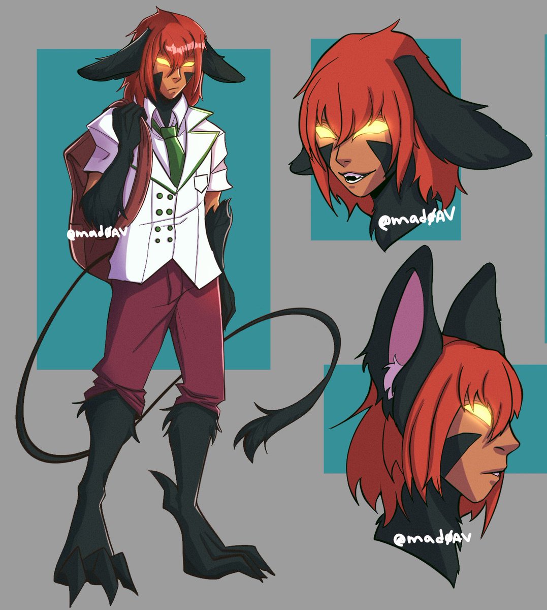 mad0av's tweet photo. Hi #PortfolioDay ! 

I'm Ana, a character and commission artist who likes the color red and fantasy ttrpgs <3

https://t.co/OajaxA75Zb https://t.co/rs1kNwvGzt