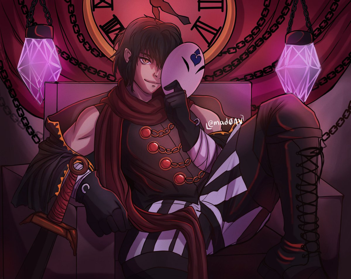 mad0av's tweet photo. Hi #PortfolioDay ! 

I'm Ana, a character and commission artist who likes the color red and fantasy ttrpgs <3

https://t.co/OajaxA75Zb https://t.co/rs1kNwvGzt