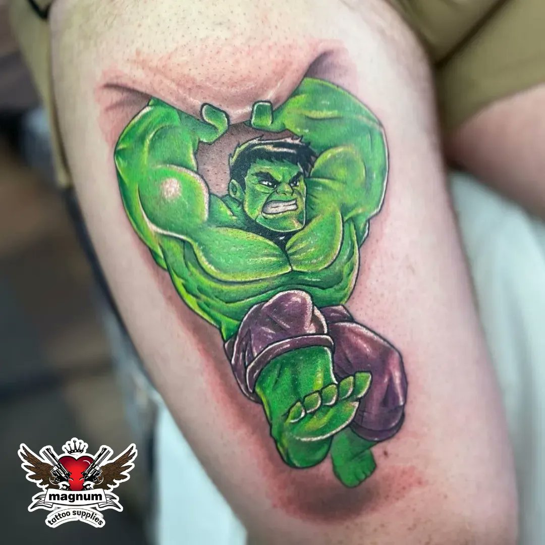 Simple Hulk Tattoos 100 Incredible Hulk Tattoos For Men Gallant