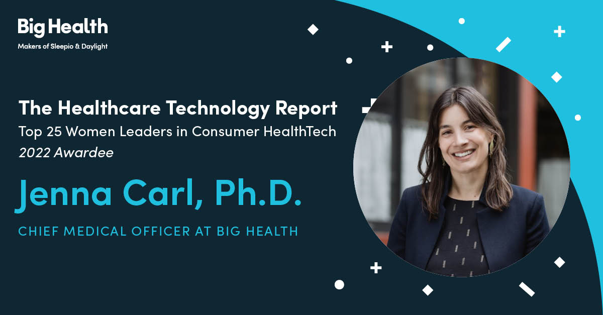 wearebighealth's tweet image. Congratulations to our Chief Medical Officer @DrJennaCarl for being recognized by The Healthcare Technology Report as one of the Top 25 Women Leaders in Consumer HealthTech! Learn more: thehealthcaretechnologyreport.com/the-top-25-wom…