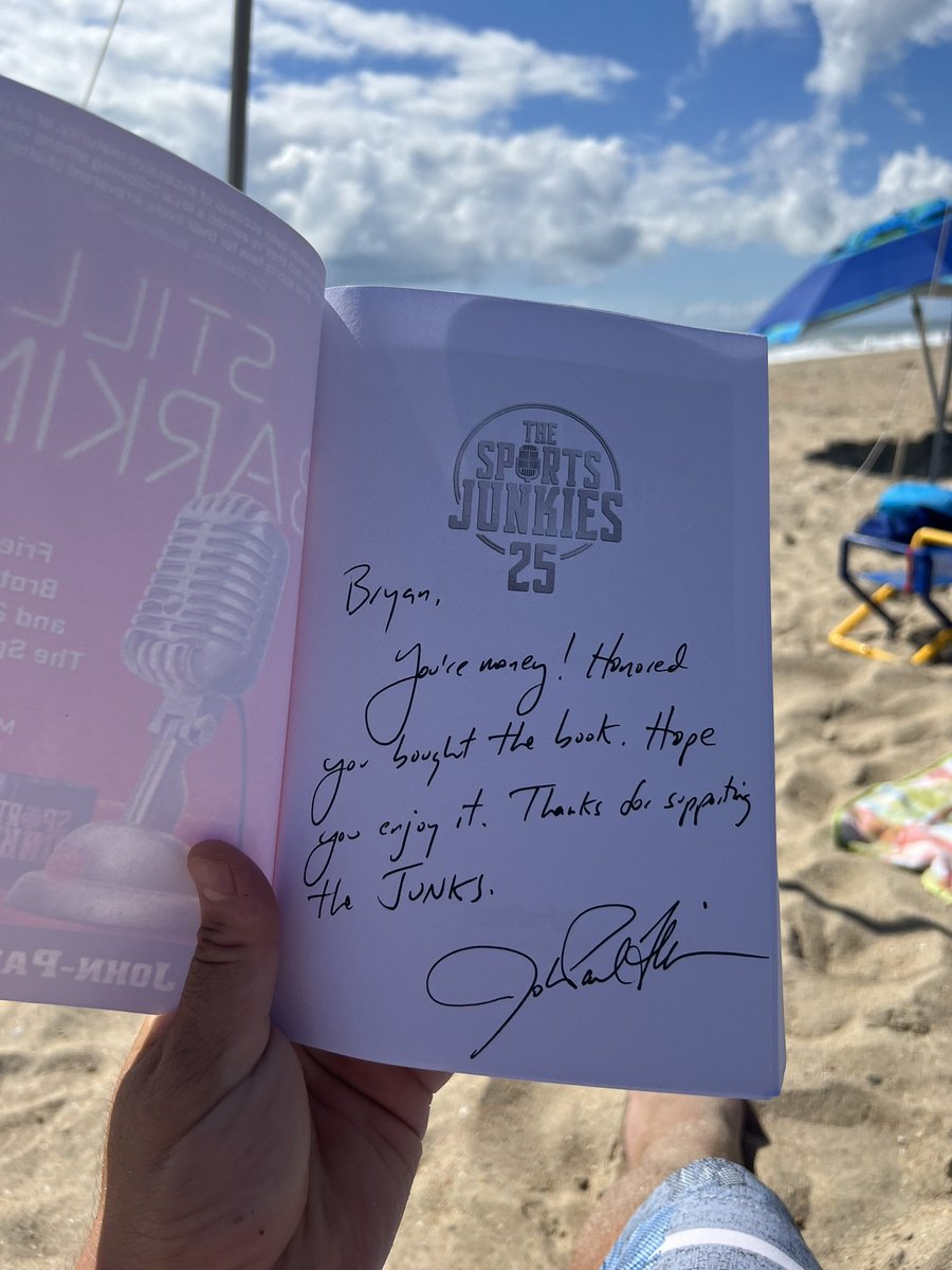 Brybar9's tweet photo. @GlassJoeJP Thanks for the personalization JP! Can’t wait to enjoy the @JunksRadio from the OBX this week https://t.co/N4nrrZvr57