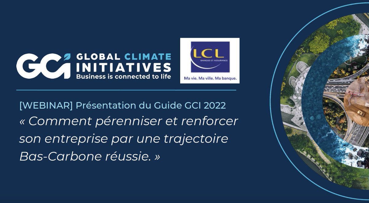 GClimateI's tweet photo. 📘 Guide GCI : Comment pérenniser et renforcer son entreprise par une trajectoire #bascarbone réussie

Le webinaire pour le lancement du guide #GCI 2022 a eu lieu il y a quelques jours.

Vous n’avez pas pu être présent(e) ? Retrouvez notre synthèse👇
https://t.co/04afQDDKCI https://t.co/A2fXAqilxE