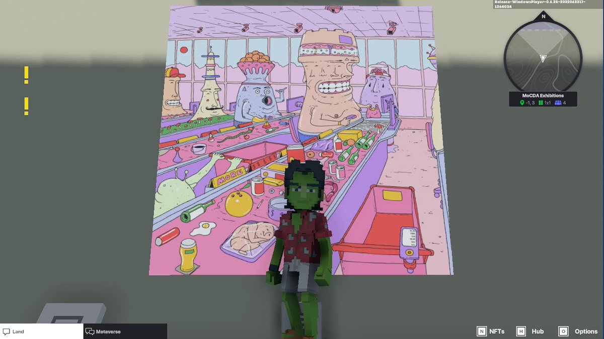 CleberBorges44's tweet photo. @TheSandboxGame @MOCDA_ I just participated in the #TheSandbox weekly contest for a chance to win 200 mSAND! Here is my favorite piece from the ‘Impossible Worlds’ exhibition, check out my screenshot below!
👇 https://t.co/kTNnh7EEIN