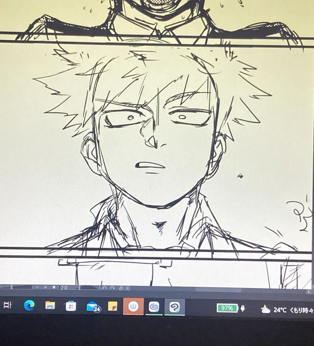 ひさびさに描いたらなんか顔が大人びてしまった 