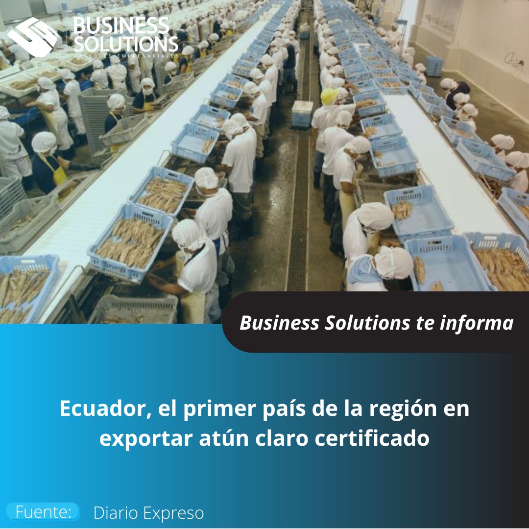 BS_Solutions's tweet photo. Tras cinco años de gestión y mejoras de prácticas en la actividad pesquera, cinco atuneras, agrupadas en la Fundación Tunacons, lograron tener la certificación MSC, una de las más reconocidas a   nivel mundial.
Para más información: https://t.co/yqKZeneSbc https://t.co/LkBVfAGaTk