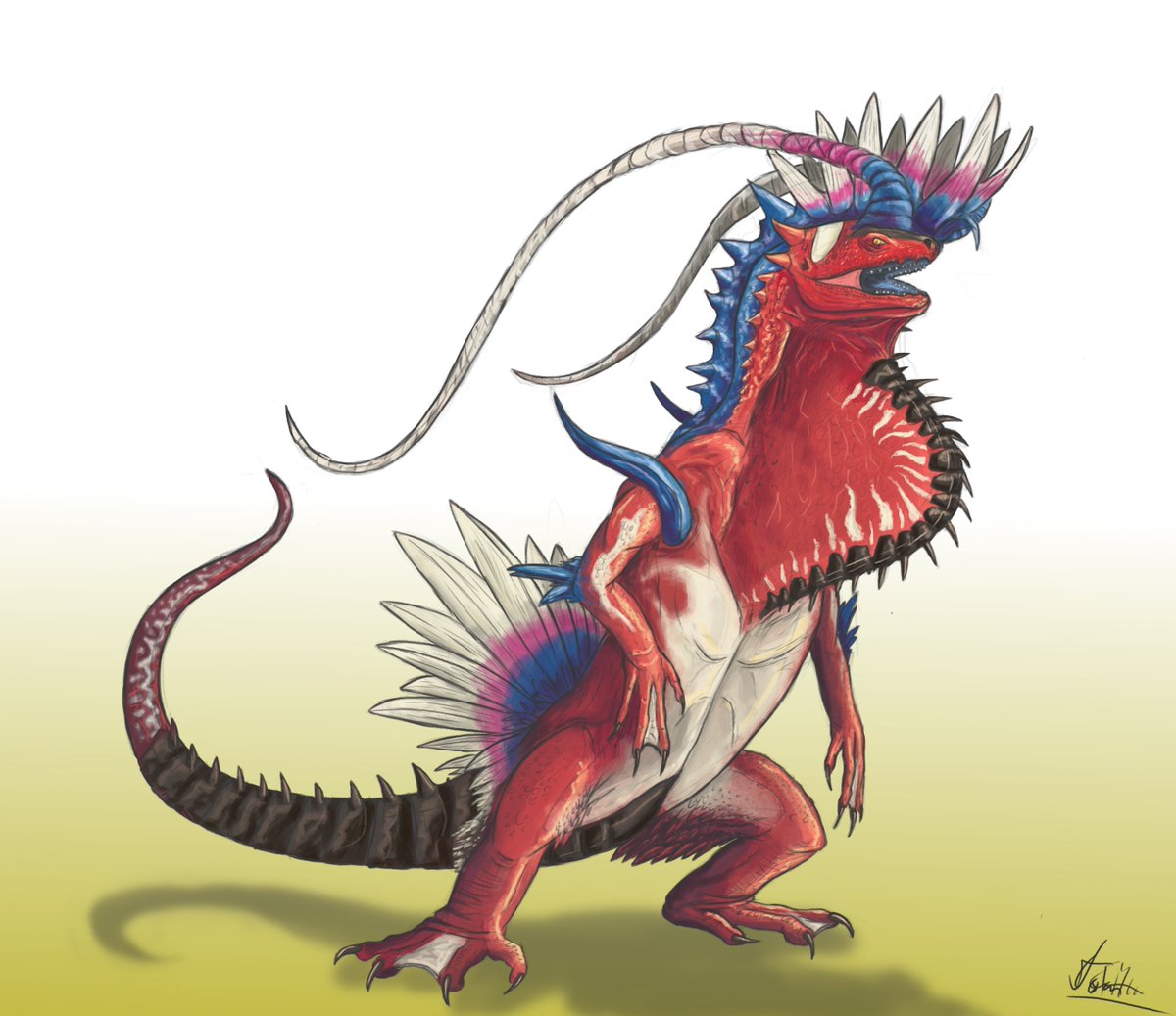 Fossilpro's tweet photo. Hi there! I'm Joan, an amateur artist who likes to work on prehistoric animals and creature design. Enjoy my stuff!

Also, I'm open for commisions!! Feel free to ask if interested :)
IG:https://t.co/D8DJQSc9dx
📩: joancasfar@gmail.com

#PortfolioDay #PortfolioDay2022 https://t.co/vm1kdk1h73