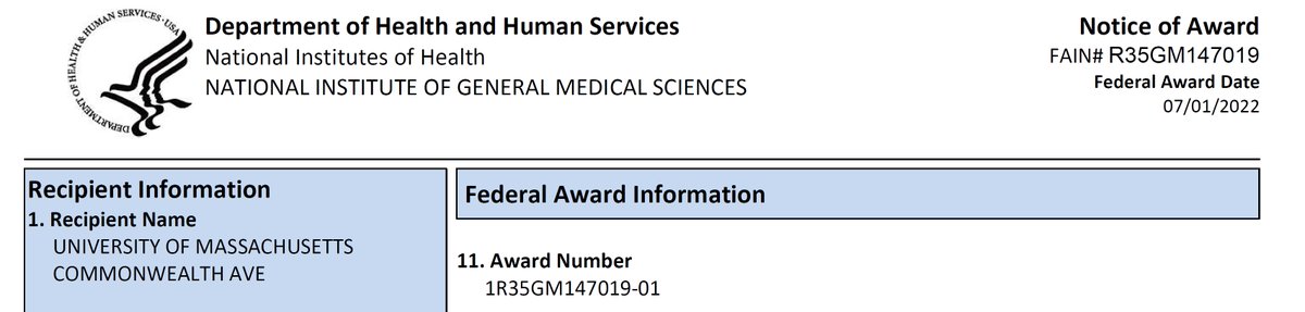 Excited to share that <a href="/TheKulkarniLab/">Ashish A. Kulkarni</a> has received the <a href="/NIH/">NIH</a> @NIGMS #R35 #MIRA Award!!  Wouldn’t have been possible without my outstanding students and collaborators. We will be hiring postdocs with experience in #polymerchemistry, #drugdelivery, #bioengineering #immunoengineering