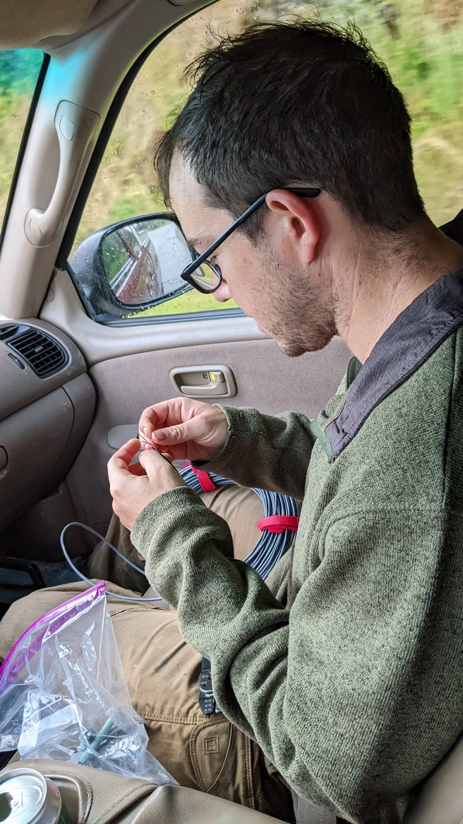 TongassGenomics's tweet photo. Expedition Day 28: Max fixing the PCR machine as we drive. #caves #cavescience #fieldwork https://t.co/jAf88u9ewN
