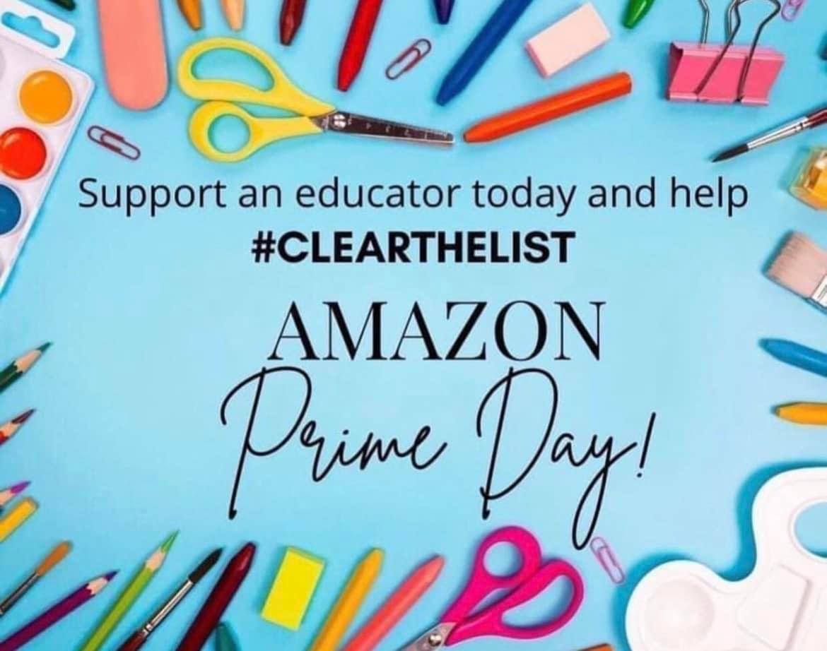 KimCHarris3's tweet photo. It’s Prime Day! Any help is appreciated! https://t.co/gXA2T9aOGv #clearthelist https://t.co/Yk4MXwne90