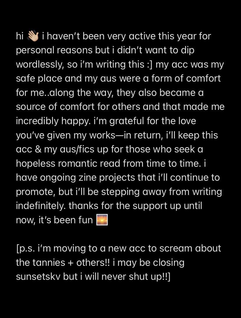 sunsetskv's tweet photo. pls read <3 https://t.co/0E9mT6QnEz