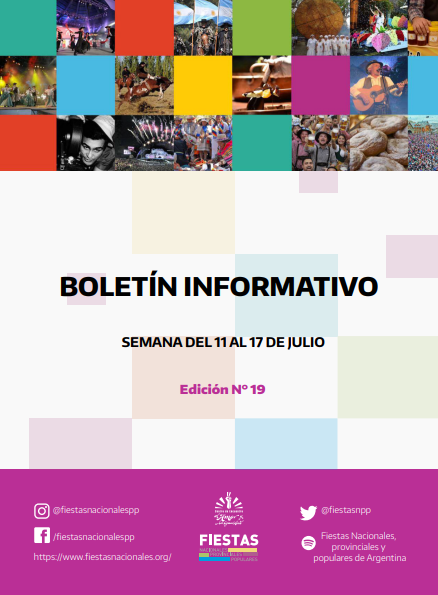 fiestasnpp's tweet photo. ¿Querés saber qué fiestas hay en para esta semana? 🎉
Déjanos tu correo y te enviamos nuestro Boletín Informativo de #Fiestas en su edición N°19 👇
#fiestasjulio #fiestaspopulares #FNPP #Julio2022 https://t.co/8KJJ7tK6fQ