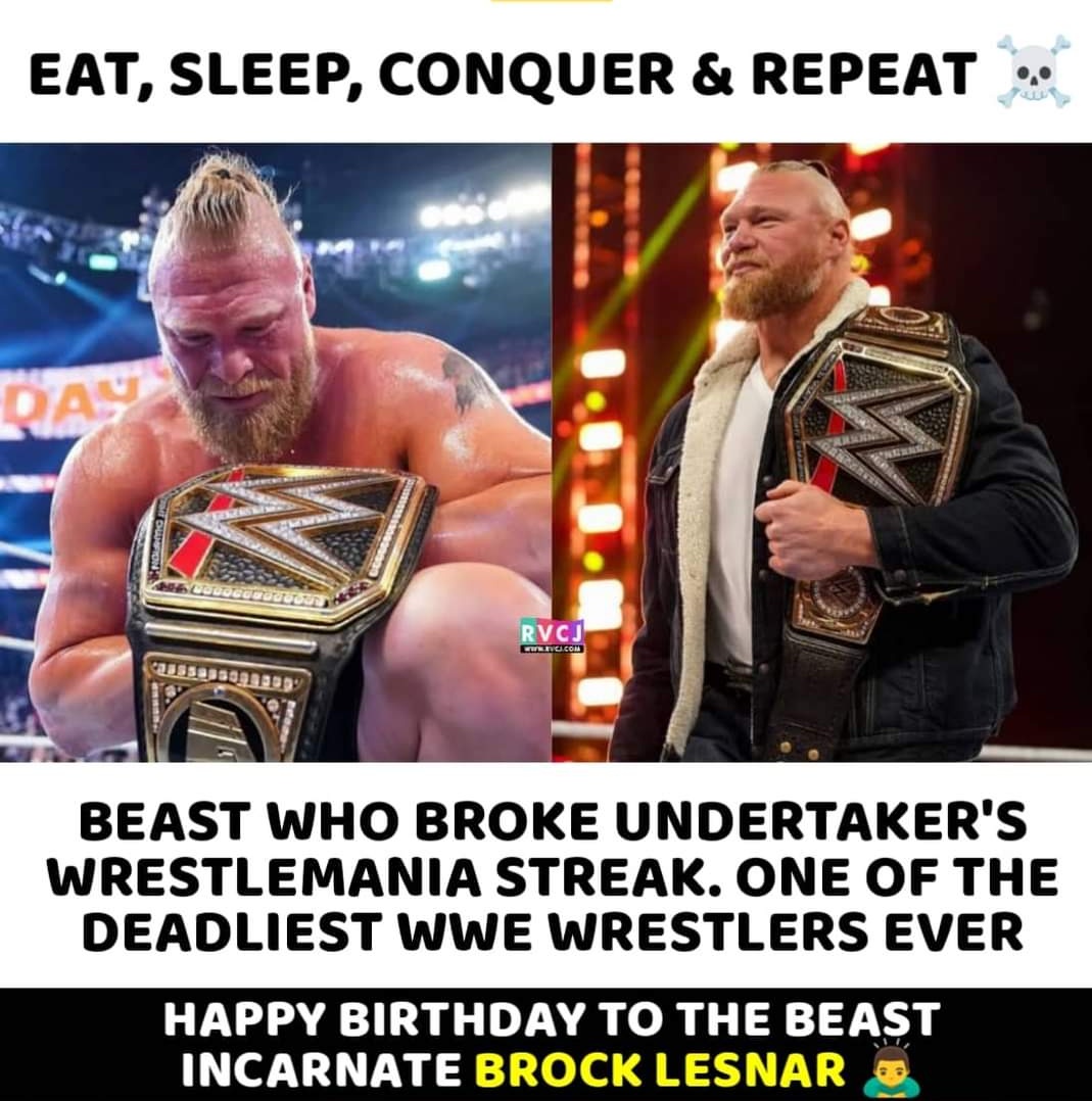 Happy Birthday Brock Lesnar!    