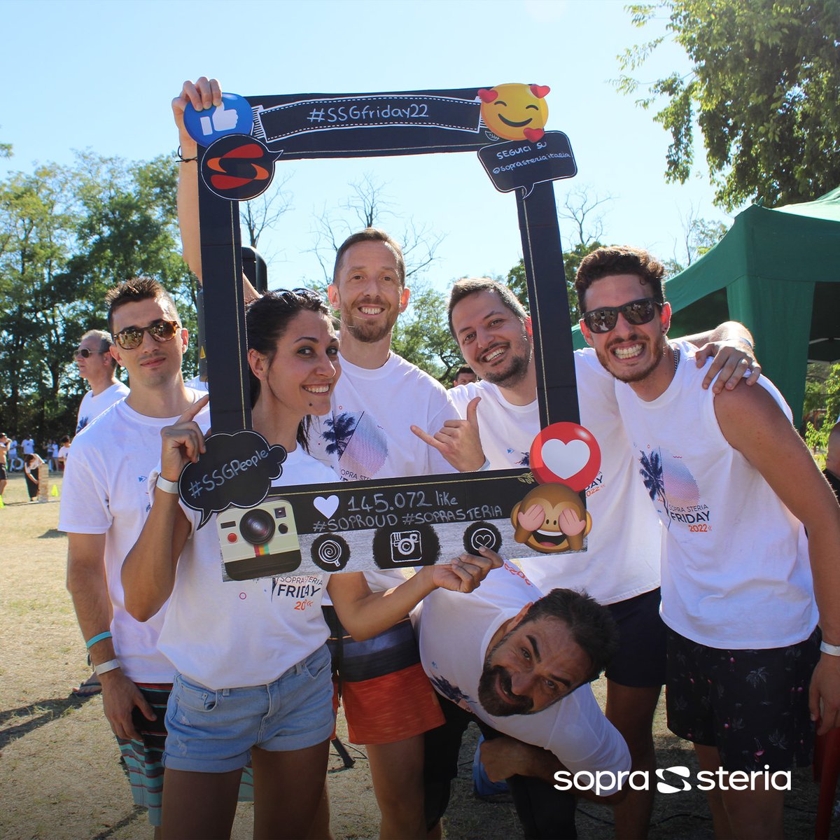 SoprasteriaIT's tweet photo. Tanto spirito di iniziativa, un pizzico di sportività e una buona dose di gioco di squadra hanno condito il Sopra Steria Friday che ha riunito i colleghi della sede di Assago in una giornata tutta dedicata al #teambuilding.
#SSGFriday2022 #Soproud #SSGTeam https://t.co/RiYDSgP80f