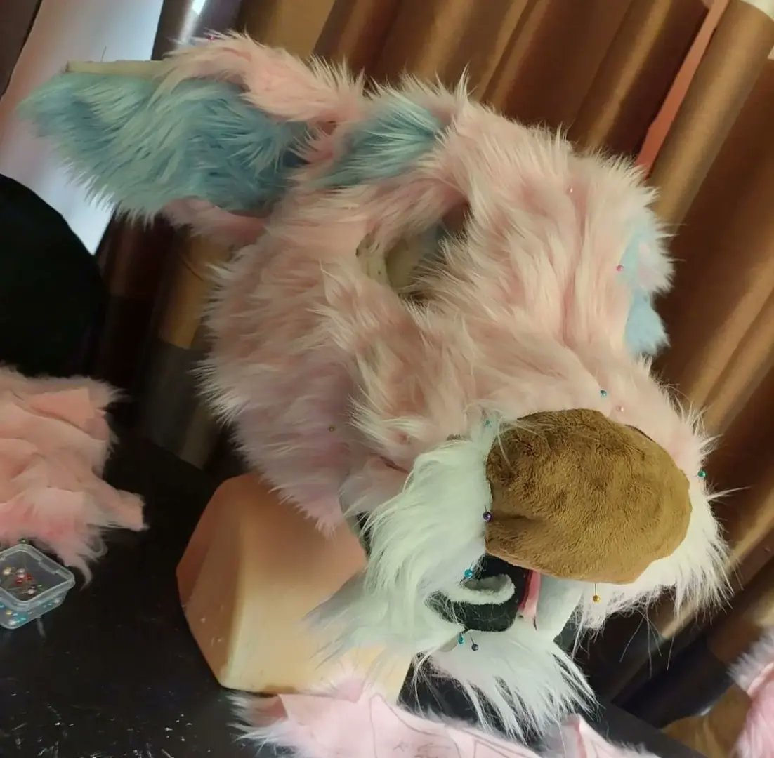 prehistoricWS's tweet photo. Fur is cut and pinned!
This man had been due for a face for almost a year!! (Personal/partners suit)
.
.
.
#furry #fursuit #fursuitmaker #fursuiter #fursuiting #furryfandom #deerfursuit #fursuitbase #fursuithead #fursuitpartial #fursuitwip #prehistoricworkshop #wip https://t.co/nyvYDKDd8S