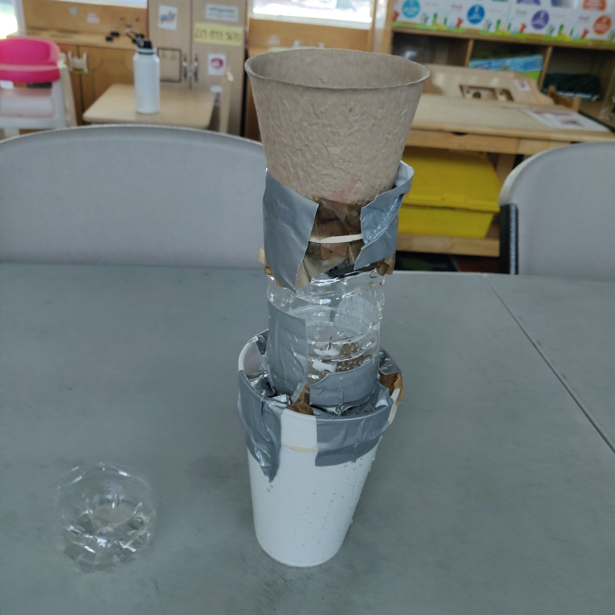 AlainMotaSTEM's tweet photo. Our 7-8 campers experienced treating water by building a low fidelity and high fidelity filtration system. They spent time summarizing their results this morning. @SMULyleCIEE @lyleengineering #engineeringcamps #watermanagement https://t.co/GBlM8KPXgM