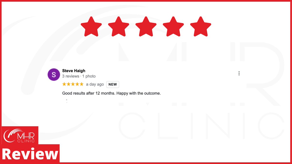 MHRClinicUK's tweet photo. Steve has received great results over his transformation period with us here at MHR.

We are glad to hear you are happy with your progress!

Thank you for the 5 stars ⭐️ https://t.co/x83lMi7f1x