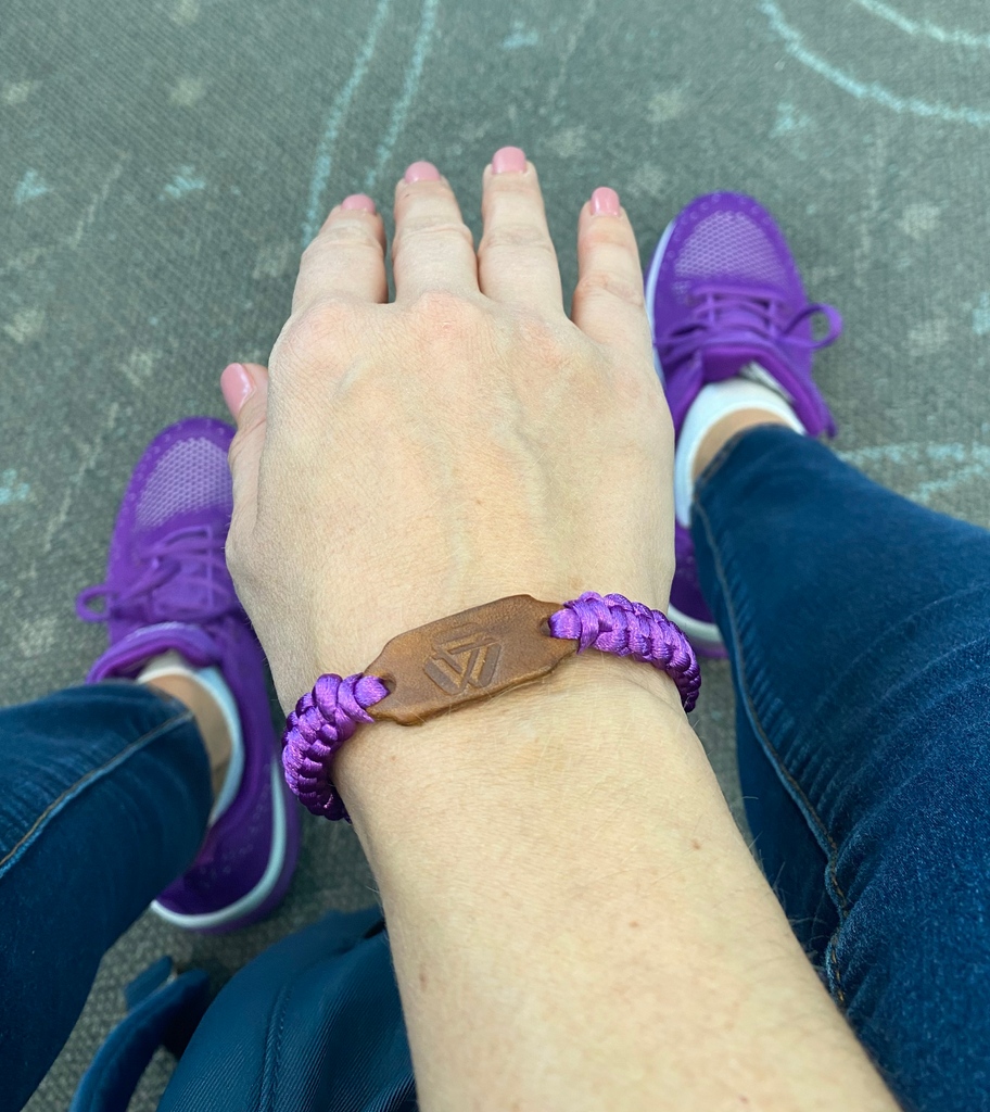 MoebiusSyndrome's tweet photo. Moebius Syndrome Foundation bracelet and purple shoes! Ready to get the conference in Atlanta started in 2 days! Keep an eye on our social media through the weekend for all the fun conference updates! #msfcon22 #msflimitless #moebiussyndrome https://t.co/Ktchw4ESGy