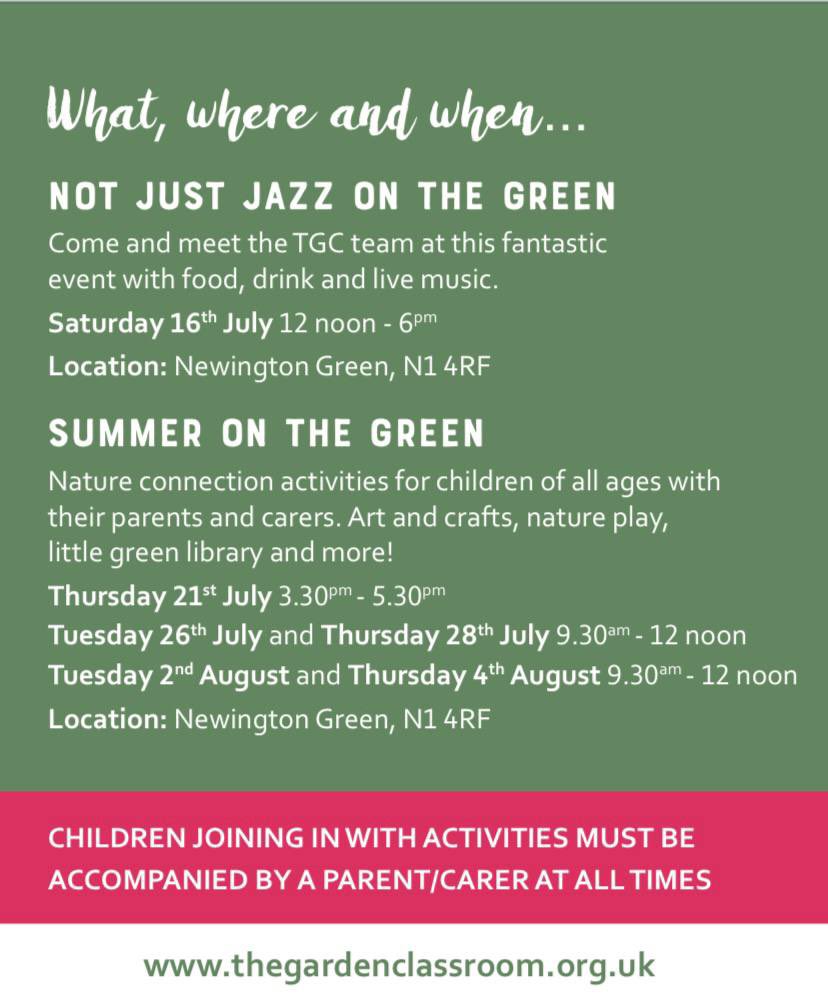 What’s on this Summer with TGC at #NewingtonGreen? All free! Drop-in, no need to book! We have activities for children and families of all ages. Our friendly team look forward to welcoming you to our Summer programme. <a href="/NGpupils/">NewingtonGreenSchool</a> <a href="/NGPrimary/">NewingtonGreenN16</a> <a href="/Stokeyparents/">StokeyParents</a> <a href="/MildmayLabour/">Mildmay Labour</a> <a href="/N16WI/">Stoke Newington WI</a>
