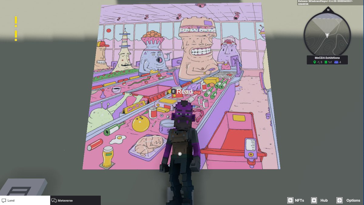 GiulioGDN's tweet photo. @TheSandboxGame @MOCDA_ I just participated in the #TheSandbox weekly contest for a chance to win 200 mSAND! Here is my favorite piece from the ‘Impossible Worlds’ exhibition, check out my screenshot below!
👇 https://t.co/EoDzGQJFbb