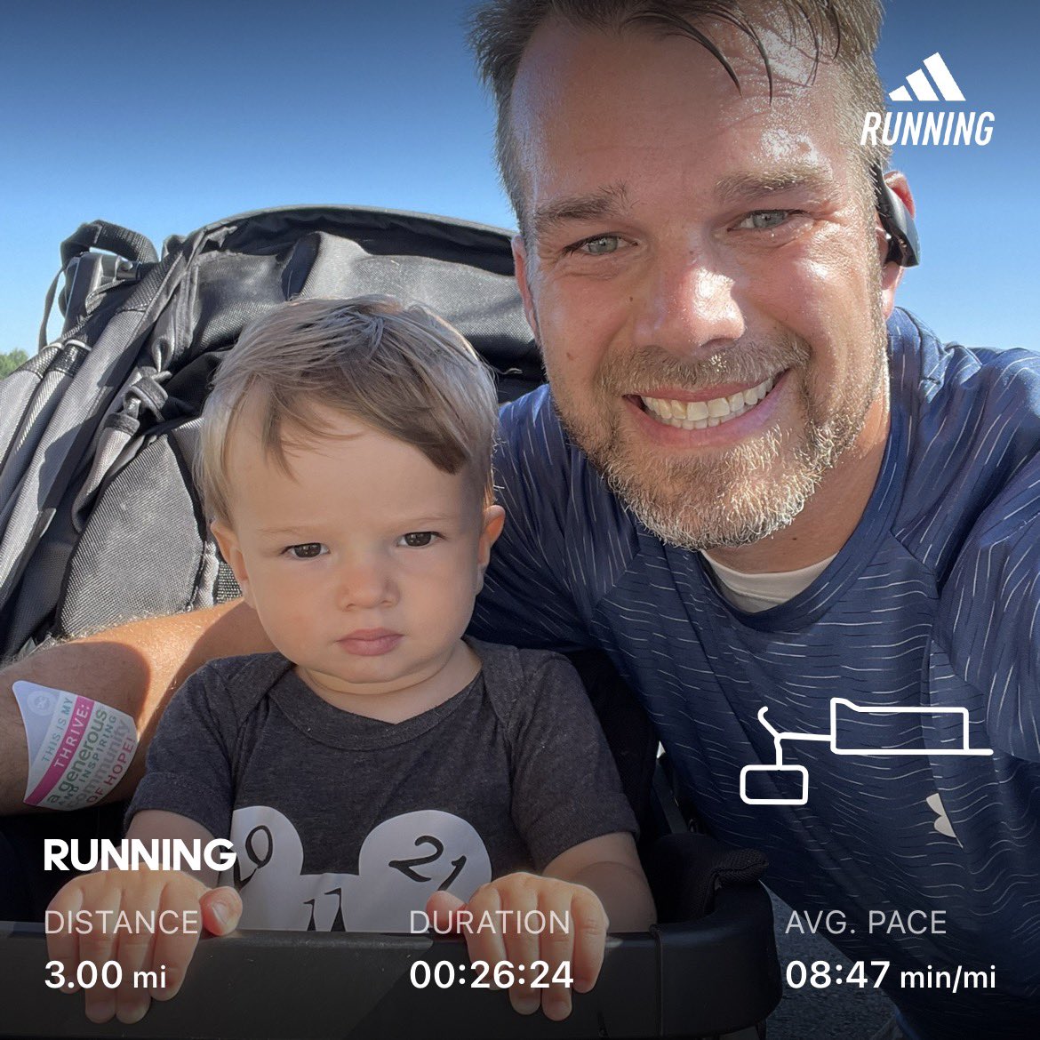 RochleyII's tweet photo. Shoutout to all those running with strollers! Whew π° #runningpartner #TuesdayMotivaton https://t.co/kYr6RNXSaj