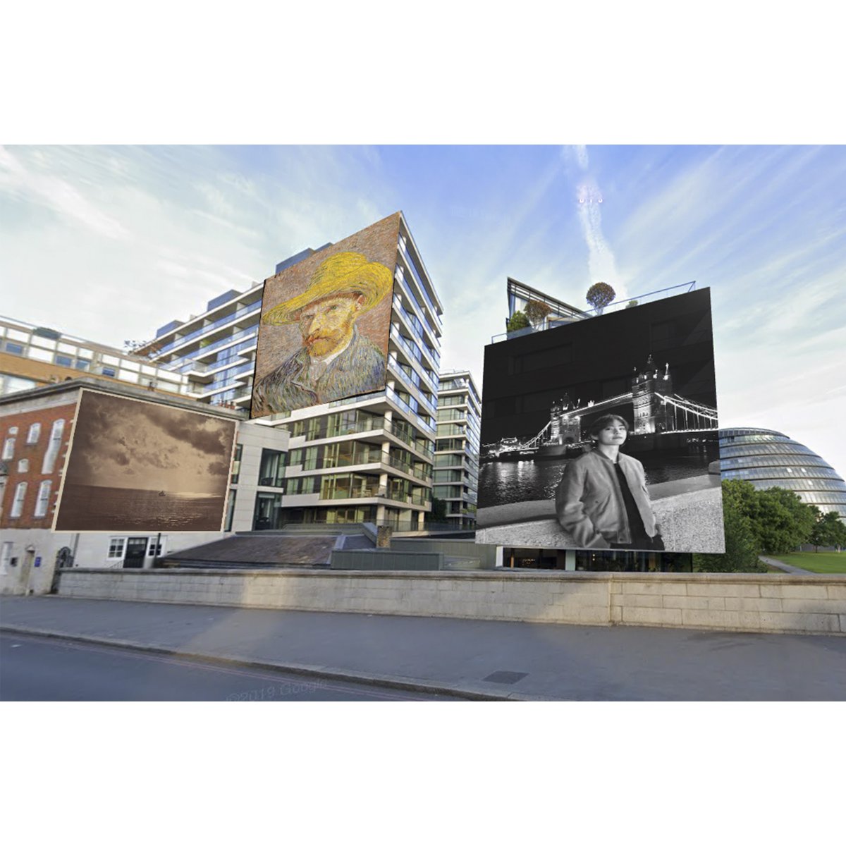 CSBFineArts's tweet photo. @BTS is celebrating its ninth anniversary with a collaboration with Google Arts. The new BTS x Street Galleries street-view experiment through Google's Arts &amp; Culture platform brings viewers on a virtual tour of the art, featuring 14 iconic locations curated by the supergroup. https://t.co/F9krDZ0ZQ7