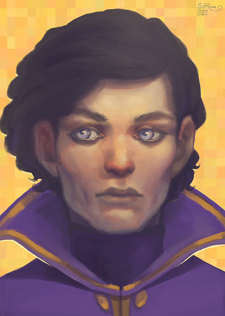 SolRhyne's tweet photo. Portrait on a Tiled Background №58
#CharacterArt #OriginalArt #Procreate https://t.co/eLWRG4O35S
