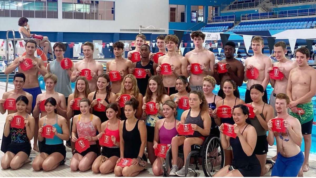 macswimclub's tweet photo. MAC swimmer Jasmine Nicols (front row) has joined up with 32 members of Team Ontario at the Canada Games training camp at Toronto Pan Am Centre. Canada Games will take place in Niagara this August! #gomacgo #teammac #sheswimsfast #wearemarkham https://t.co/k9TKQJDnF1 https://t.co/luG8CgcA5K