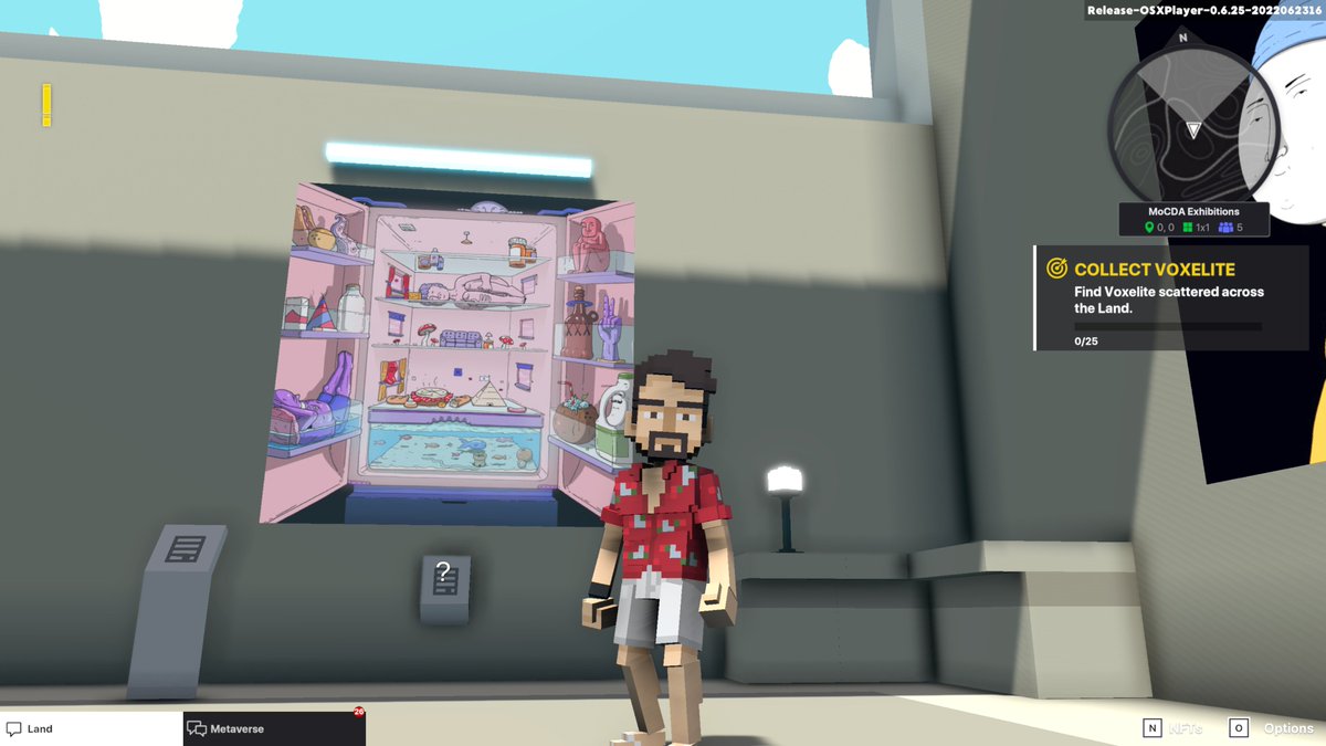 gotshiko's tweet photo. @TheSandboxGame @MOCDA_ I just participated in the #TheSandbox weekly contest for a chance to win 200 mSAND! Here is my favorite piece from the ‘Impossible Worlds’ exhibition, check out my screenshot below!
👇 https://t.co/Qc0iqooB2q