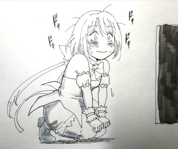 テレビの前で待機中のミュウレタス。前シリーズではレタス初登場の回は作画メタクソだったんで今回はいかがか?でもレタスのコスは前の方が良かったですねぇ。スナメリだしな。 