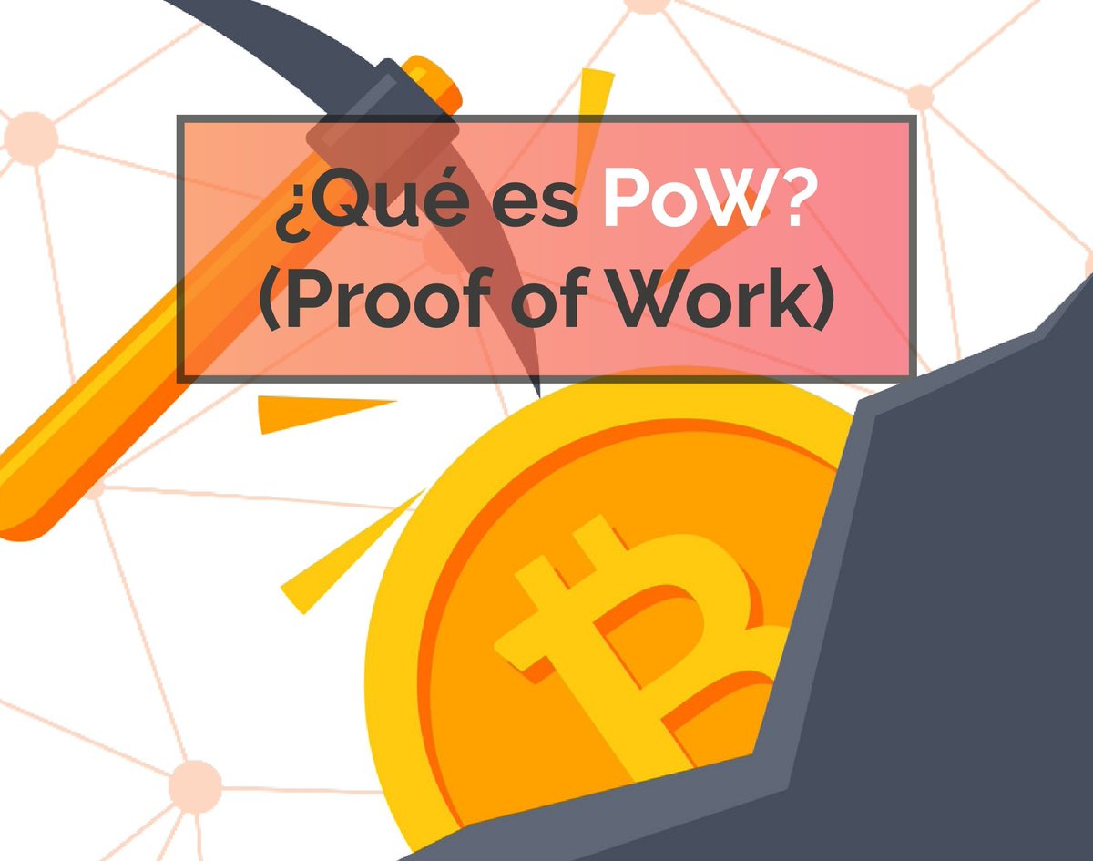 🔶¿PoW que es? Significa Prueba de Trabajo. Pará hacerlo, se necesita hardware que permita resolver un problema matemático, al ser confirmado un nuevo bloque, este es agregado a la #blockchain de Bitcoin. Hacer PoW tiene un costo, no es gratis, debes poner piel en el juego.