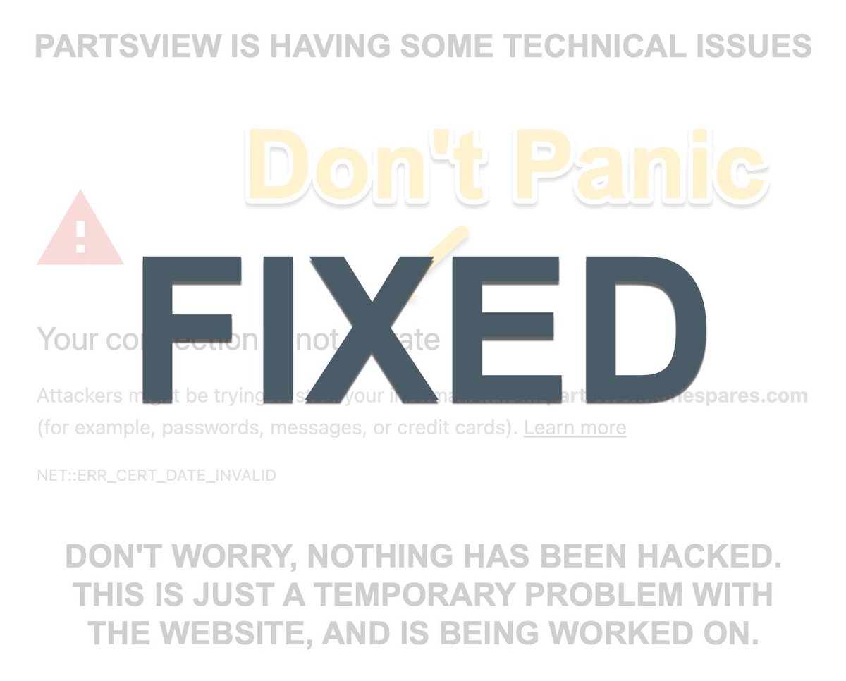 KoneSpares's tweet photo. We are happy to announce that the annoying problem on our Partsview website has been fixed. You can't see it, but in the background, we're all doing the happy dance. https://t.co/UHzZ1tz4EB