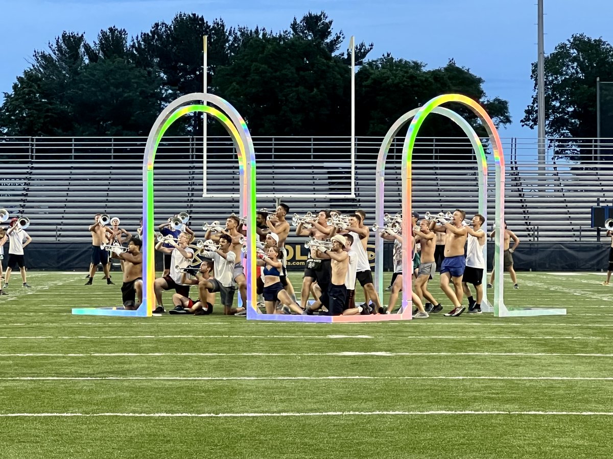 amdesigns_tx's tweet photo. Check out the #MadisonScouts and their amazing show #Installation85!
We loved working with you guys and J•Robb Designs on these field props! Your show is one of a kind and awesome to watch!!
#TangerineDream #AMDesigns #MarchingBand #Band #CustomProps https://t.co/0CDfxZP9eD