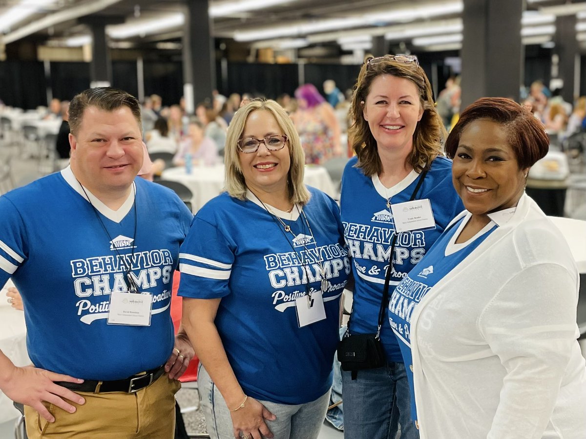BehaviorWisd's tweet photo. These Waco ISD educators truly are “Behavior CHAMPS”🏅! We are making the most of the @SafeAndCivil National Conference in beautiful Portland, OR. #SafeAndCivil22 #PBIS #MTSS #WacoISD #Positive #Proactive #Productive https://t.co/4kRc1yJXfQ