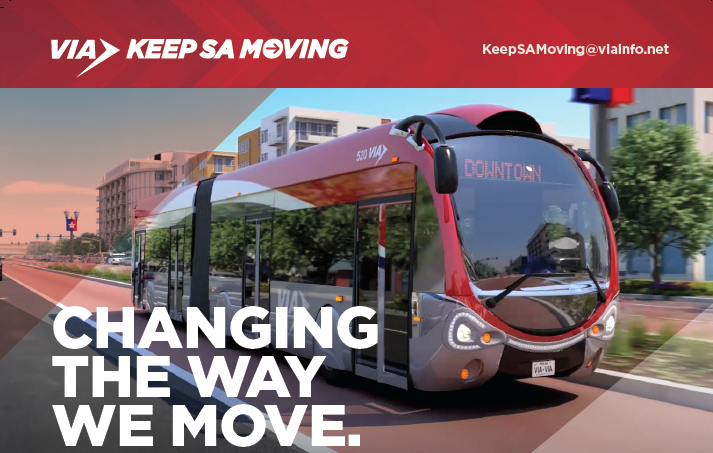 VIA_Transit's tweet photo. Join the VIA team from 5:30- 7:30 p.m today (7/12) at Hermann Sons, 525 S. St. Mary’s St., for a discussion about upcoming projects and plans to #KeepSAMoving. Visit https://t.co/nE4Xcxc7FK to learn more. https://t.co/vP6FGuCd3I