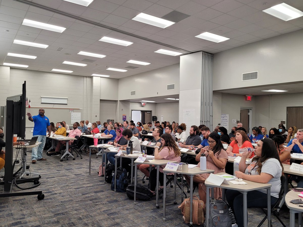 Day 2 of our Well Managed Schools CTE training day. We have 100+ staff members fired up and ready to motivate our Brahmas in August! Thank you <a href="/CFISDStuSrvcs/">Student Services</a> and <a href="/OHamiltonMS/">Hamilton MS</a> for supporting <a href="/BleylCFISD/">Bleyl Middle School</a>!