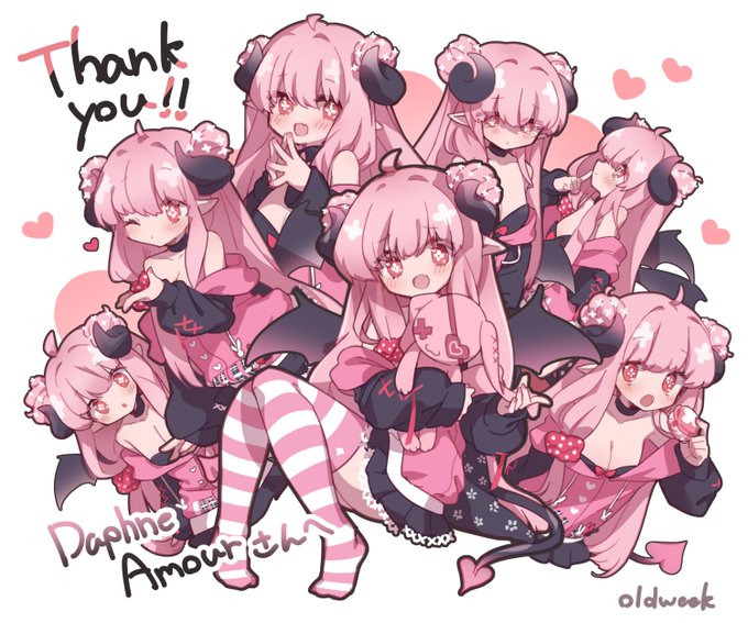 まだ反映されていませんがSkeb納品しました。Thank you request!!(こちらのキャラクターさんは私のキャラクターではなくVtuberさんです) 