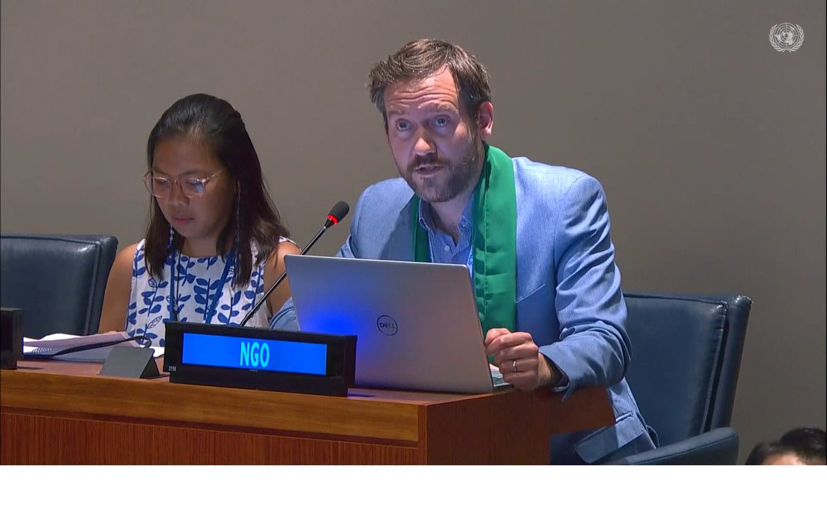 NGO Major Group (@ngomajorgroup) on Twitter photo <a href="/OliHenman/">Oli Henman</a> one of our OPs at today's session “Progress on the 2030 Agenda is under threat, we face massive challenges. There is still time to deliver the 2030 Agenda but leaders must act now for peace, climate and justice!”
#HLPF2022 <a href="/SDGaction/">UN SDG Action Campaign</a> <a href="/Action4SD/">Action for Sustainable Development</a> <a href="/UNDESA/">UN DESA</a> <a href="/OliHenman/">Oli Henman</a> one of our OPs at today's session “Progress on the 2030 Agenda is under threat, we face massive challenges. There is still time to deliver the 2030 Agenda but leaders must act now for peace, climate and justice!”
#HLPF2022 <a href="/SDGaction/">UN SDG Action Campaign</a> <a href="/Action4SD/">Action for Sustainable Development</a> <a href="/UNDESA/">UN DESA</a>