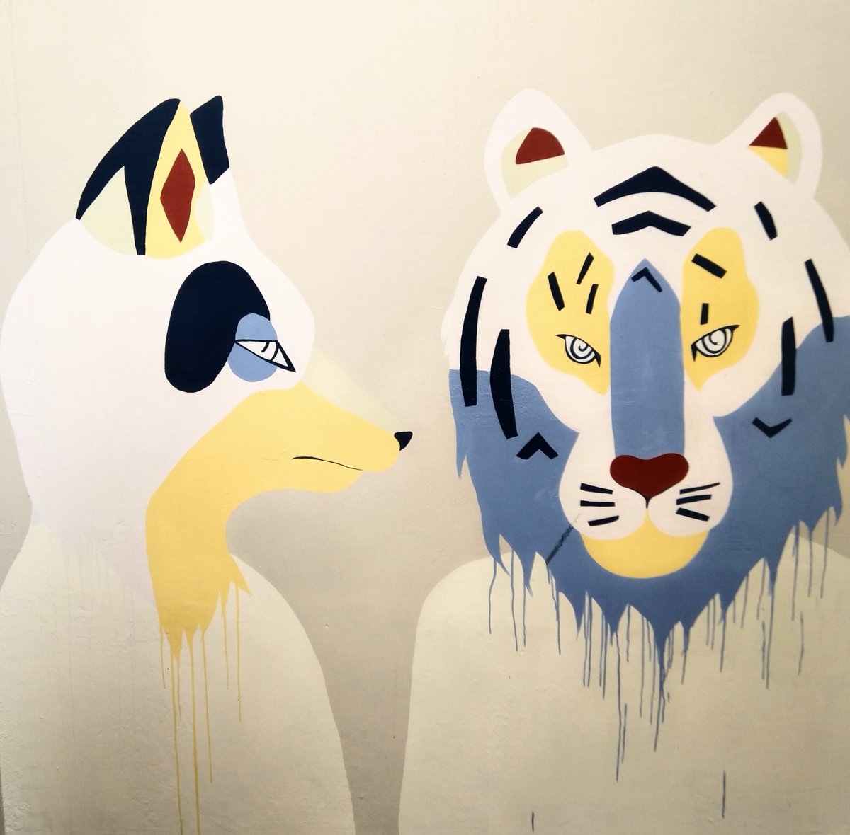 COGCLibraries's tweet photo. We hope you are having a good Tuesday. Here is one of our City of Glasgow College student's murals, which decorates one of the walls of the Riverside Campus, to brighten your Tuesday.
#CityLibrary #RiversideLibrary #COGCLibraries https://t.co/q7VGICnpoT