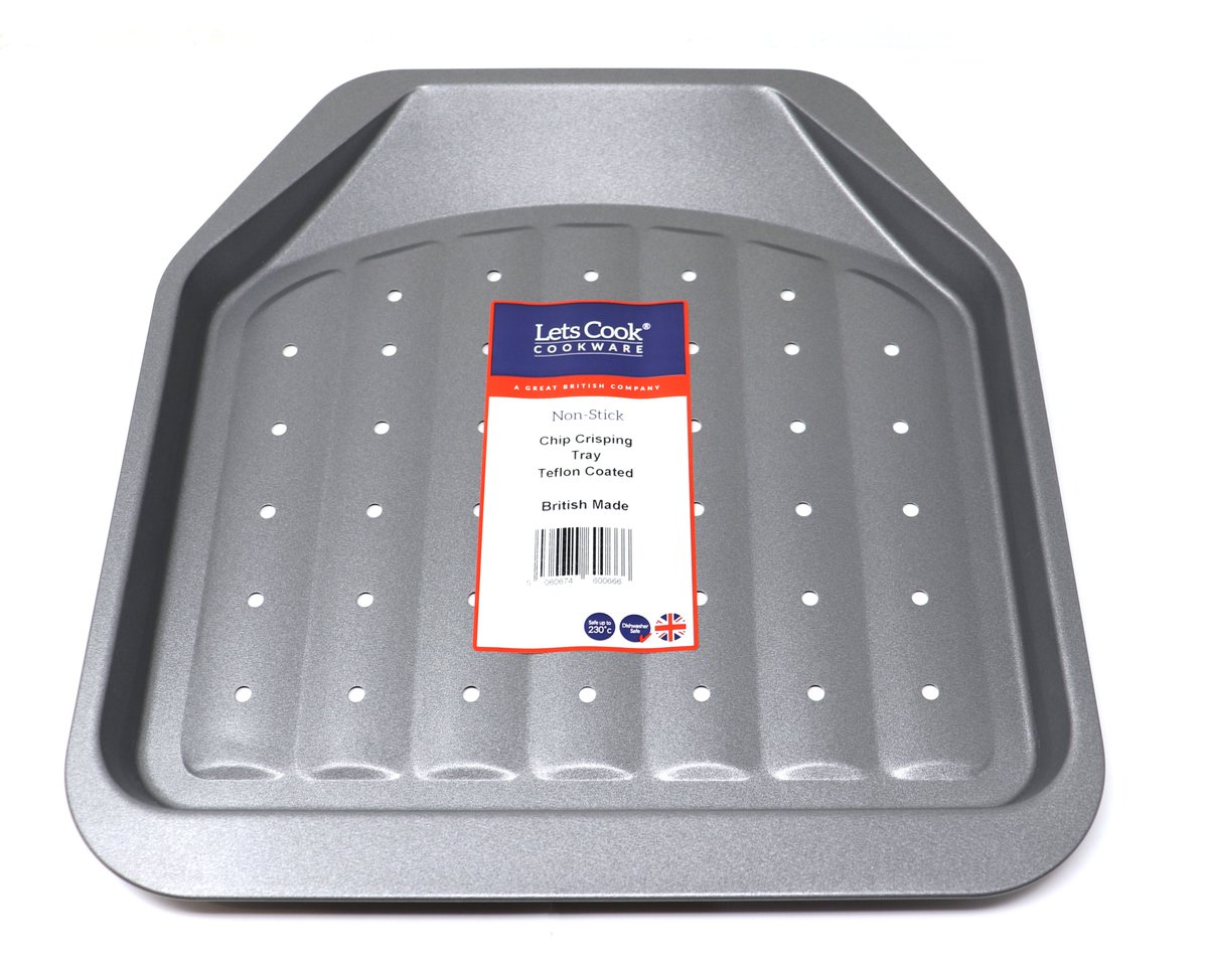 letscookltd's tweet photo. Chip Crisping Tray, British Made with Teflon Non Stick by Lets Cook Cookware

Buy now on Amazon -

https://t.co/yjzig0D9ge

#bakeware #baking #nonstick #britishmade #letscookcookware https://t.co/lZpWBsird2