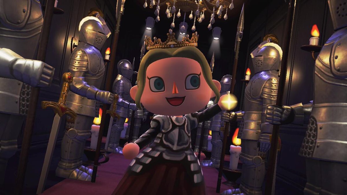 I made the plate armor dress.⚔️
鎧のドレスを作ってみた！
ジャンヌダルク風

 #あつ森 #ACNH #ACNHDesigns #マイデザイン #knight #platearmor #騎士 #プレートアーマー