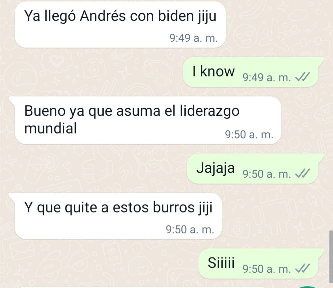 Todos los 👀 en Washington. 😁