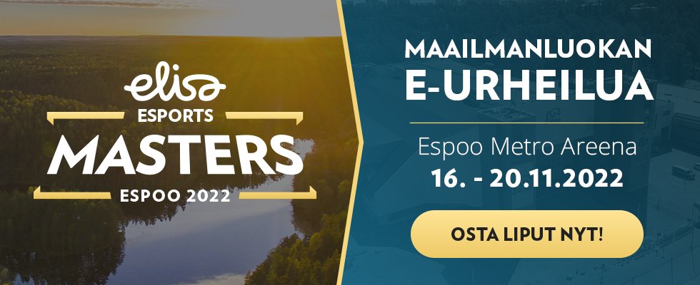 Elisa eSports järjestää 16-20.11.2022 Espoon Metro Areenalla CS:GO World-class CS:GO turnauksen. 200,000$ Pricepoolilla!
Liput:
lippu.fi/artist/elisa-m…
Lippua ostettaessa kirjoita Kampanjakoodi kenttään Pappaliiga, niin samalla tuette Pappaliigan toimintaa! 👊
#ElisaMasters